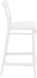 Стул пластиковый полубарный Cross Bar 65