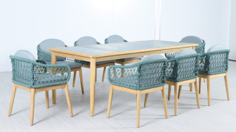 Комплект обеденной деревянной мебели на 8 персон-thumbs-Фото4