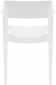 Кресло пластиковое Siesta Contract Tulum стеклопластик, полипропилен белый Фото 6