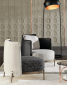 Кресло мягкое Minotti Tape металл, дерево, ткань Фото 4
