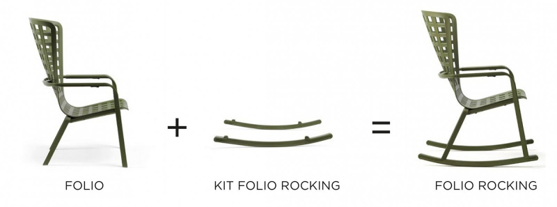 Комплект полозьев для кресла-качалки Kit Folio Rocking
