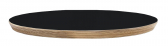 Столешница круглая PEDRALI Laminate Plywood Edge фанера, ламинат черный Фото 1