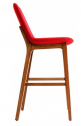 Стул барный CADI Eifel Bar шпон бука тик A-353, ткань Oslo 114622, пенополиуретан Фото 6