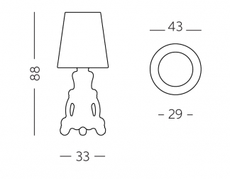 Светильник дизайнерский настольный-thumbs-Фото3