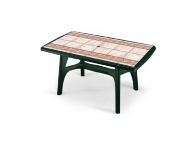 Стол пластиковый обеденный SCAB GIARDINO President 1500 Terracotta пластик зеленый Фото 1