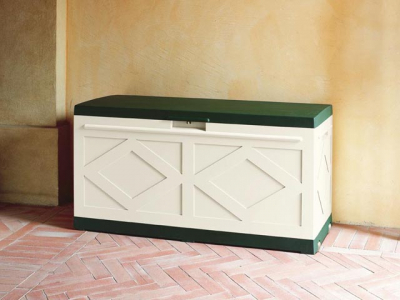 Контейнер для подушек SCAB GIARDINO Maxi Box пластик зеленый, слоновая кость Фото 2