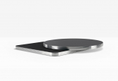 Столешница круглая PEDRALI Laminate Aluminium Edge ЛДСП, алюминий антрацит, алюминиевый Фото 4