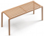Скамья пластиковая Nardi Doga Bench стеклопластик капучино Фото 2