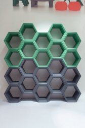 Стеллаж пластиковый книжный Hexa Standard