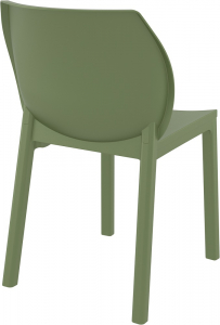 Стул пластиковый Siesta Contract Nora стеклопластик, полипропилен оливковый Фото 7
