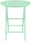 Стол пластиковый складной Siesta Contract Helen Folding Table Ø60 пластик опаловый зеленый Фото 7