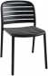 Стул пластиковый PAPATYA Tarabya-S стеклопластик антрацит Фото 1