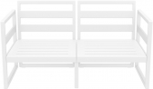 Диван пластиковый двухместный с подушками Siesta Contract Mykonos стеклопластик, полиэстер белый, бежевый Фото 12
