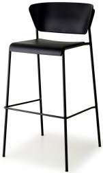 Стул полубарный пластиковый-thumbs-Фото1