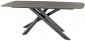 Стол ламинированный обеденный Grattoni Milo сталь, компакт-ламинат HPL антрацит, темно-серый Фото 1