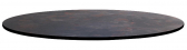 Столешница круглая PAPATYA Solid Compact Ø1190 компакт-ламинат HPL черный оксид Фото 1