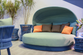 Лаунж-диван круглый Higold Aio алюминий, роуп, олефин, текстилен синий, зеленый Фото 11