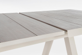 Стол керамический обеденный раздвижной Garden Relax Krion алюминий, керамика светло-серый Фото 4