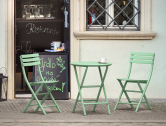 Стул пластиковый складной Siesta Contract Helen стеклопластик, полипропилен опаловый зеленый Фото 9