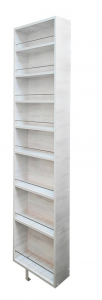 Поворотный зеркальный шкаф Shelf.On Драйв Шелф Арт ЛДСП беленый дуб Фото 3