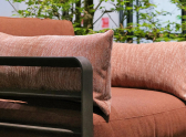 Диван пластиковый с подушками Nardi Maximo 5 стеклопластик, Sunbrella терра, корица Фото 11
