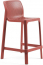 Стул пластиковый полубарный Nardi Net Stool Mini стеклопластик коралловый Фото 5