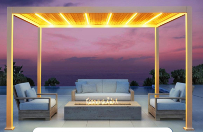 Пергола моторизованная 3х4 м Tagliamento Pergola 120 Series алюминий Фото 5