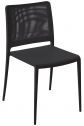 Стул пластиковый текстиленовый PEDRALI Mya Tecnica алюминий, стеклопластик, ткань черный Фото 1
