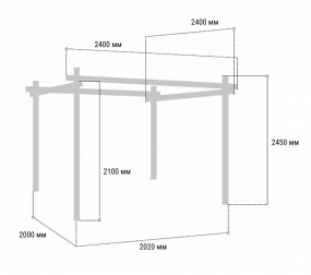 Шатер металлический со шторами-thumbs-Фото3