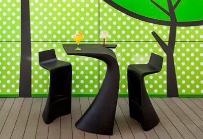 Стул пластиковый барный Vondom Wing Basic полиэтилен Фото 18