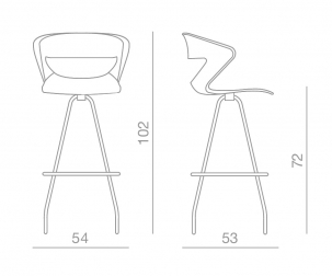 Стул барный пластиковый-thumbs-Фото3