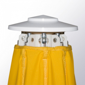 Зонт профессиональный телескопический MAY Filius алюминий, акрил слоновая кость Фото 5