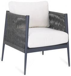 Кресло лаунж плетеное с подушками-thumbs-Фото1