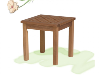 Стол деревянный кофейный Amici Atos Table Green ироко Фото 1