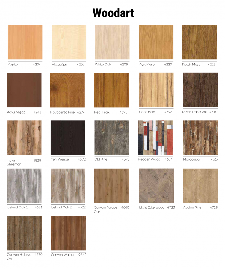 Столешница прямоугольная Werzalit Woodart