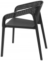 Кресло пластиковое Rossanese полипропилен черный Фото 1