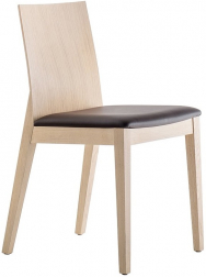 Стул деревянный с мягким сиденьем-thumbs-Фото1