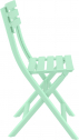 Стул пластиковый складной Siesta Contract Helen стеклопластик, полипропилен опаловый зеленый Фото 8