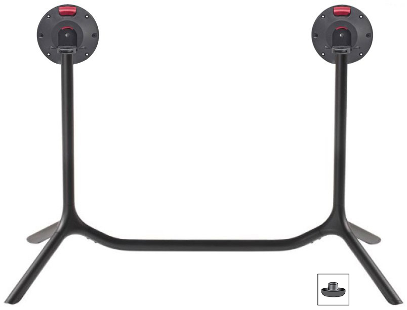 Подстолье двойное металлическое складное Tripe Double Folding