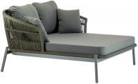 Лаунж-диван плетеный с подушками Tropea Лаунж-диван плетеный с подушками Tropea