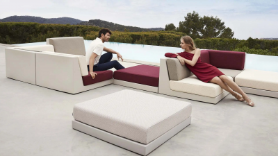 Модуль угловой мягкий Vondom Pixel Basic полиэтилен, ткань Фото 12