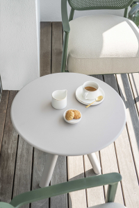 Cтолик кофейный ламинированный Gaber Norman 3-Pod сталь, ламинат Фото 4