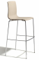 Стул барный пластиковый Scab Design Alice Barstool сталь, технополимер хром, тортора Фото 5