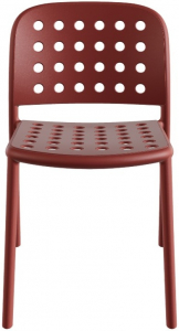 Стул пластиковый PAPATYA Bomonti-S стеклопластик кирпично-красный Фото 1
