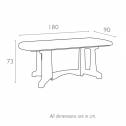 Стол пластиковый обеденный Siesta Garden Tables D пластик зеленый Фото 2