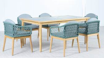 Комплект обеденной деревянной мебели на 6 персон-thumbs-Фото4