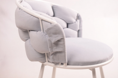 Кресло мягкое Pride Design Томми Гламур сталь, микровелюр Фото 40