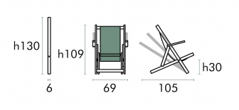 Кресло-шезлонг текстиленовое складное-thumbs-Фото3