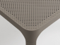 Столик пластиковый журнальный Nardi Net Table 40 стеклопластик тортора Фото 4