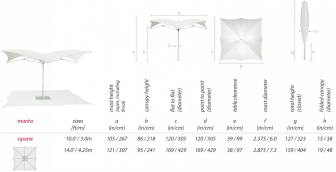 Зонт профессиональный 3х3 м-thumbs-Фото3